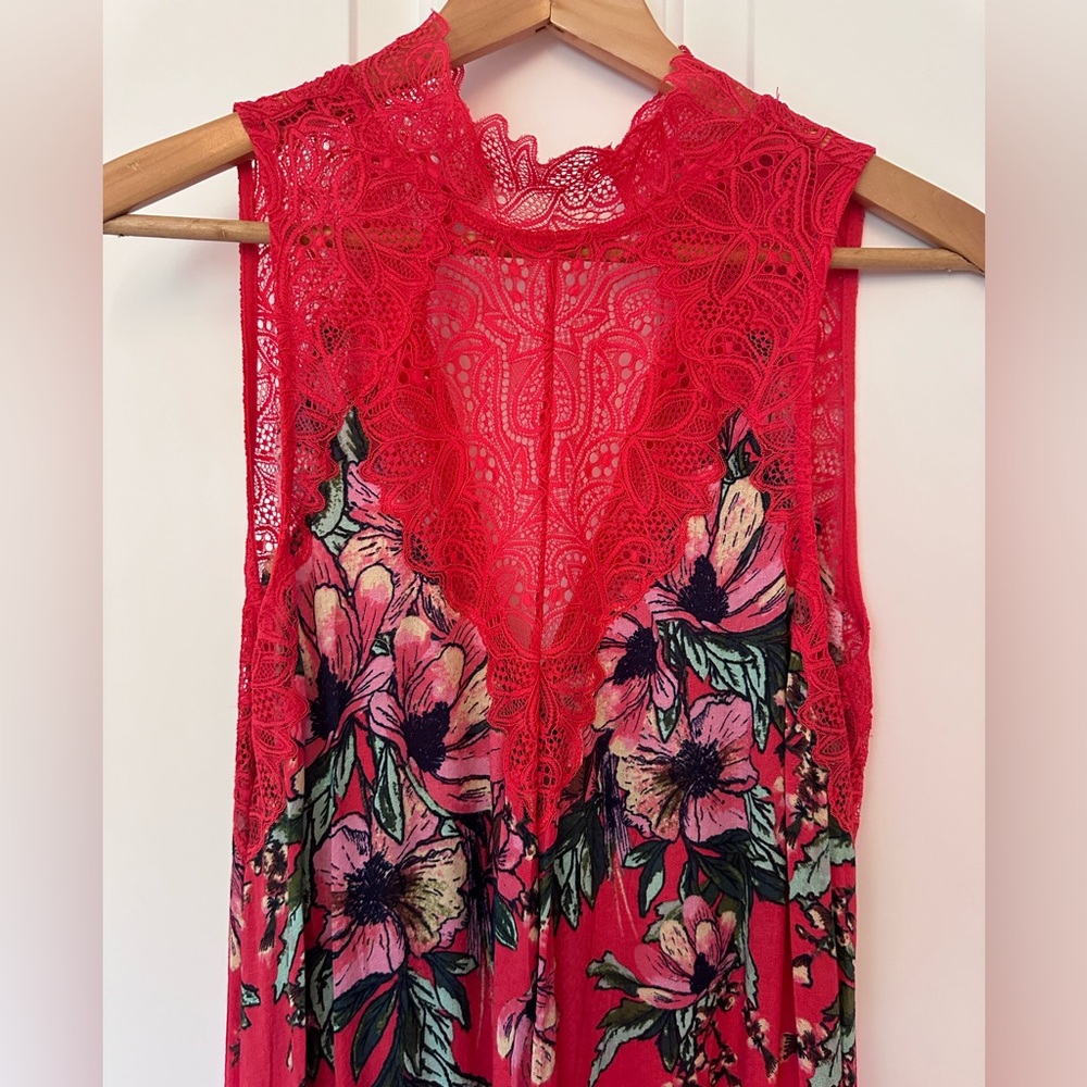 Free People Marsha Printed Slip Dress